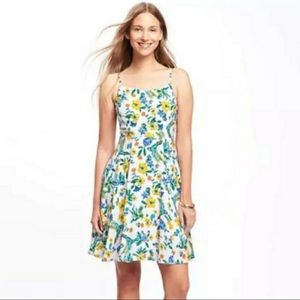 Old Navy fit and flare spaghetti strap dresses
